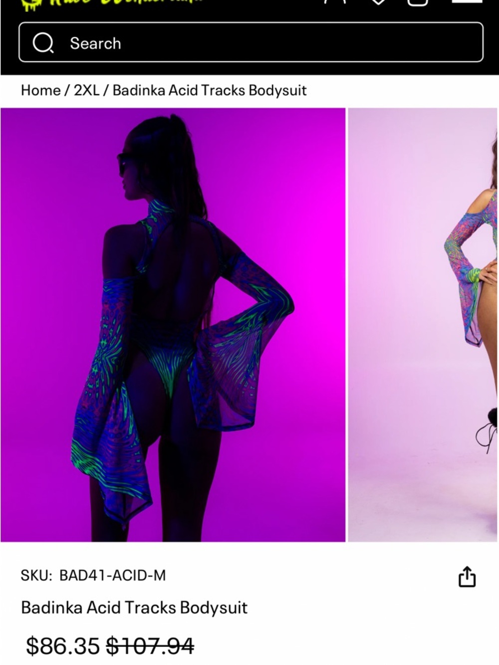 BADINKA Acid Tracks Bodysuit - Picture 5 of 10
